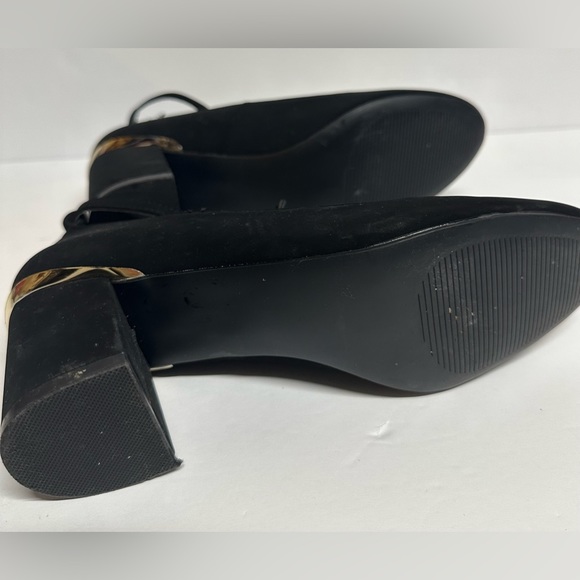 Maurices black faux suede heels size 8 - Picture 5 of 6